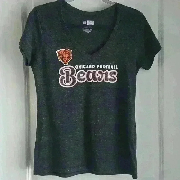 NFL Tops - Women's V-neck Chicago Bears T shirt by NFL Team Apparel. Sz Lg.